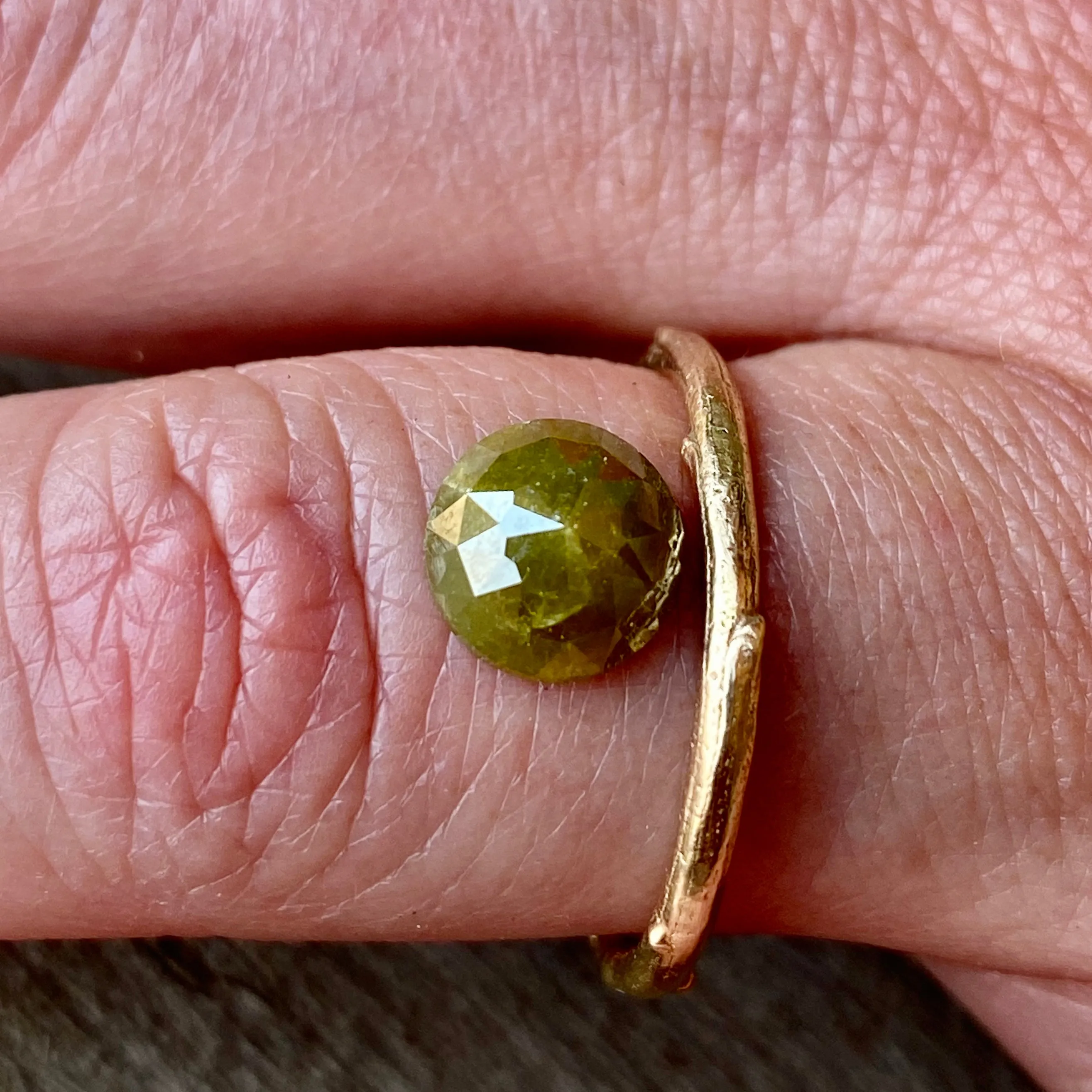 1.68 CT Green Diamond