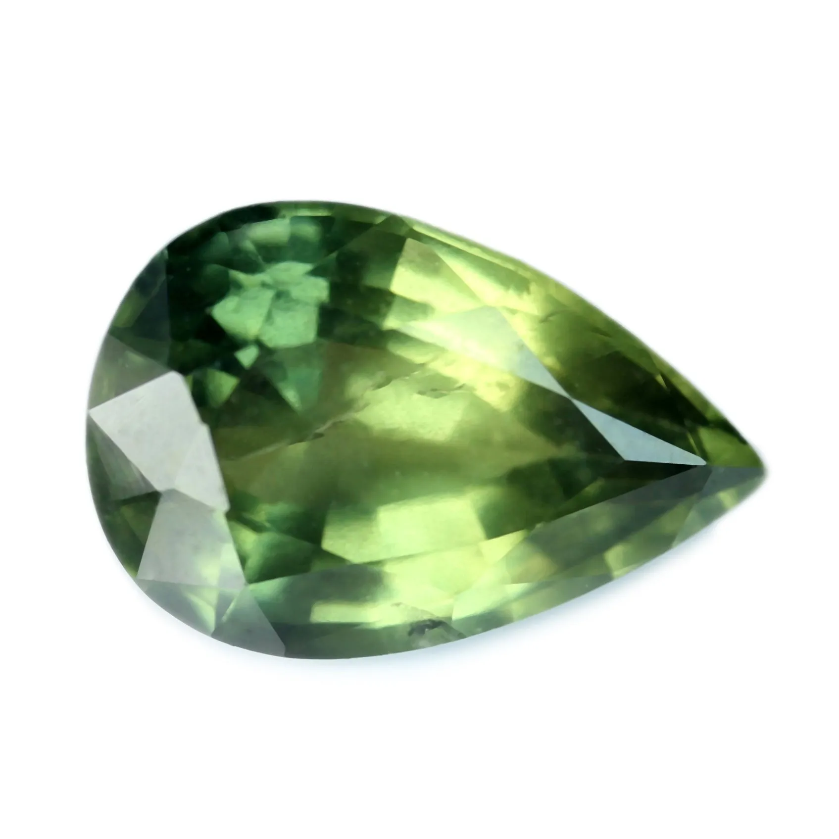 1.73ct Certified Natural Green Sapphire