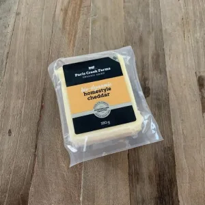 2 X  ORGANIC BIO-DYNAMIC HOMESTYLE CHEDDAR 180G