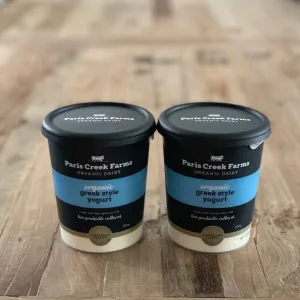 2 X ORGANIC YOGURT GREEK STYLE 500G