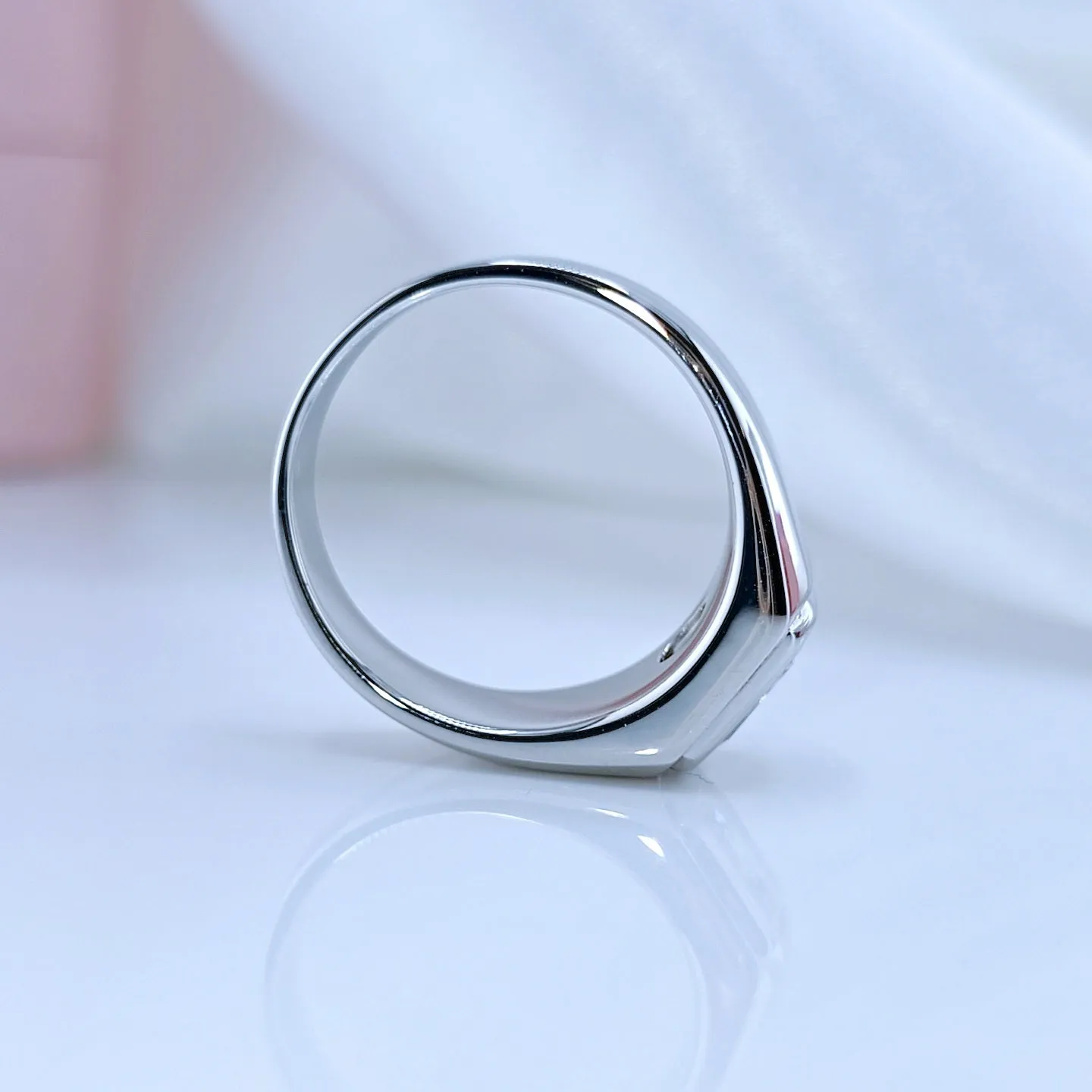 2.0 Ct Emerald-cut Diamond Men's Ring