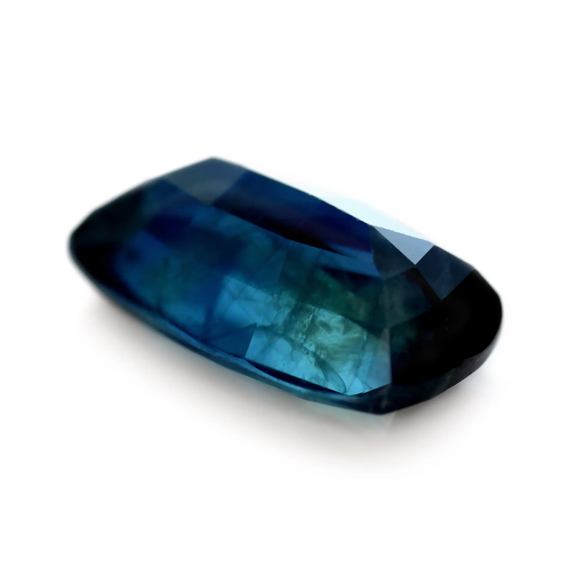 2.16ct Certified Natural Teal Sapphire