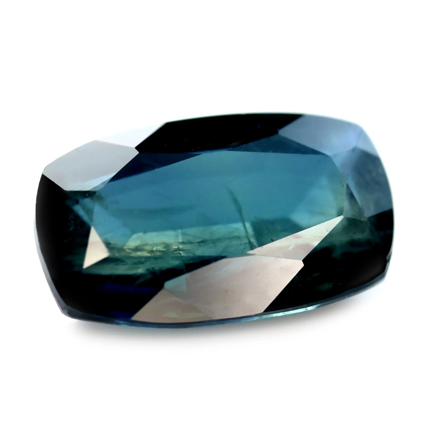 2.16ct Certified Natural Teal Sapphire