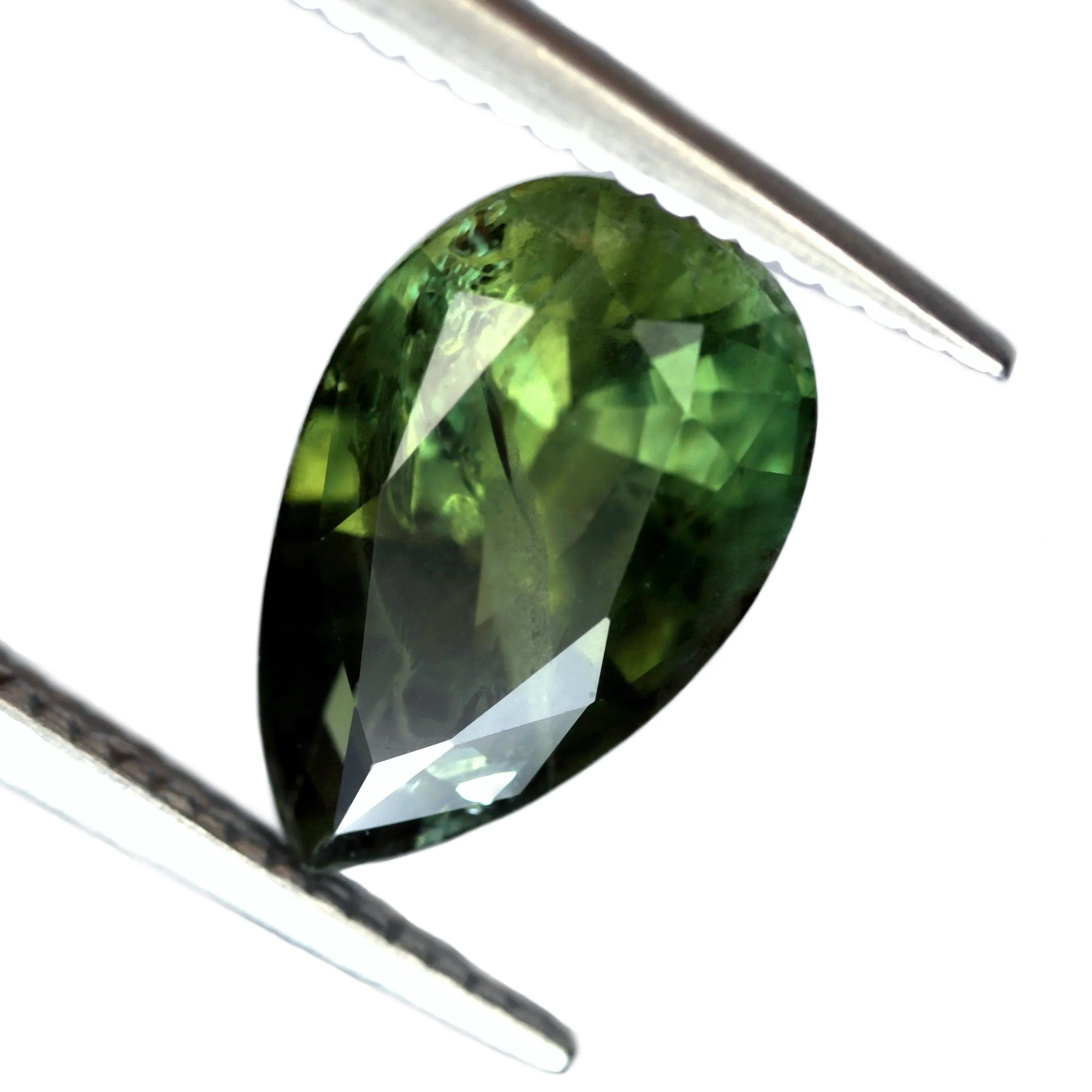 2.20ct Certified Natural Green Sapphire