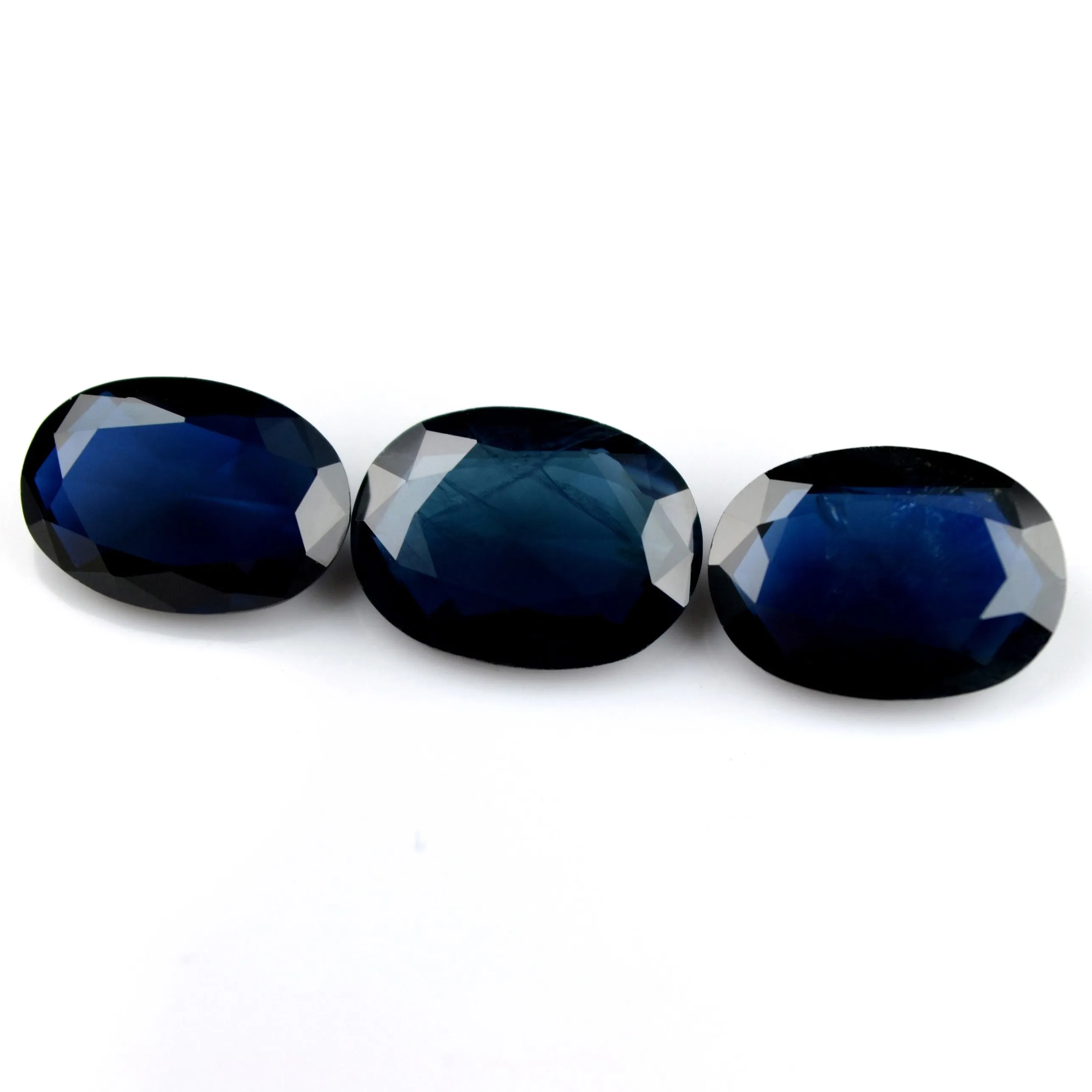 2.22ct Certified Natural Blue Sapphire Set