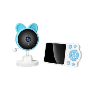 2.8 Inch Video Baby Monitor CCTV Camera 4X Zoom Audio Night Vision Surveillance Camera With Temperature Display Screen Babyphone