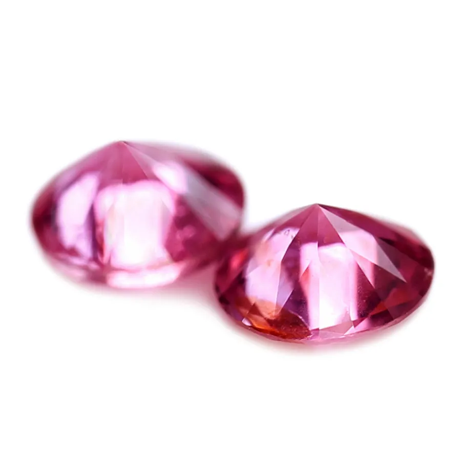 2.81mm Certified Natural Pink Sapphire Matching Pair