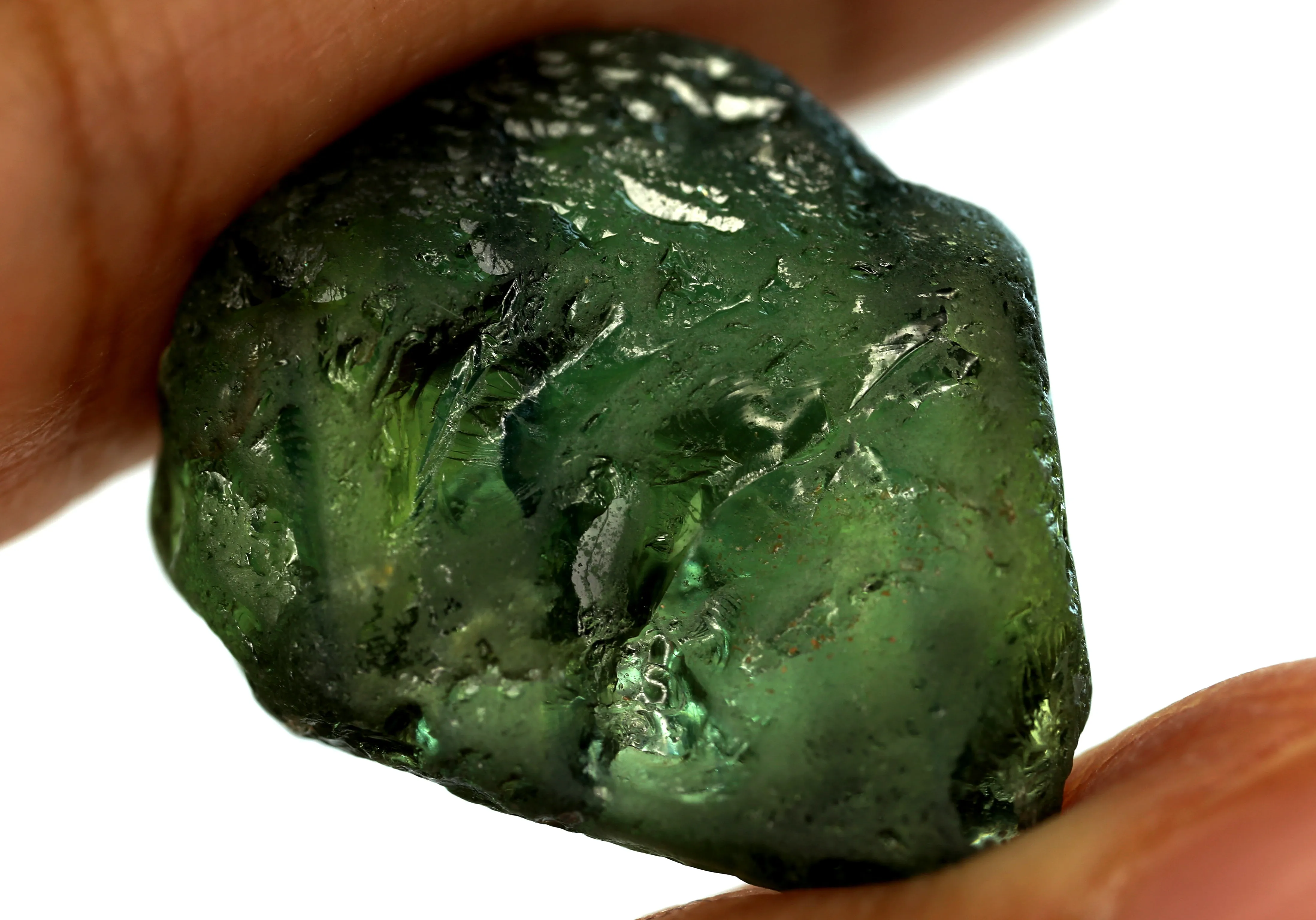 29.26ct Certified Natural Bluish Green Sapphire