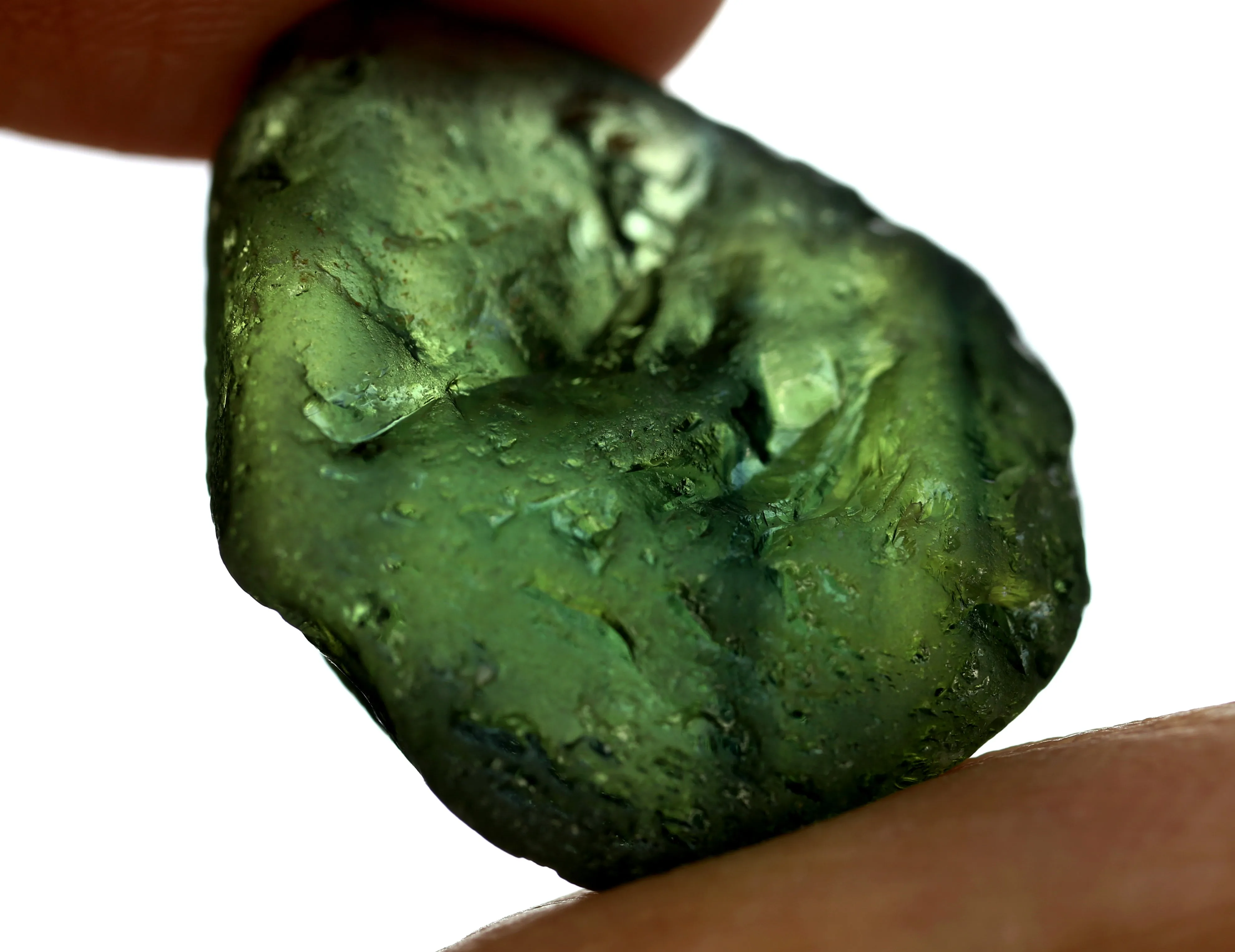 29.26ct Certified Natural Bluish Green Sapphire