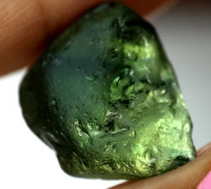 29.26ct Certified Natural Bluish Green Sapphire