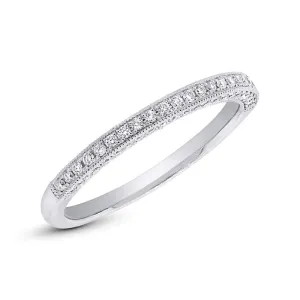 3 Sided Pave Band