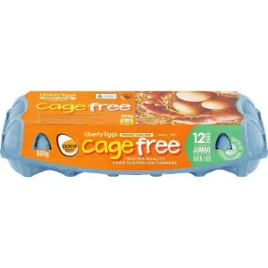 3 X 12 CAGE FREE EGGS AUSTRALIA 600S