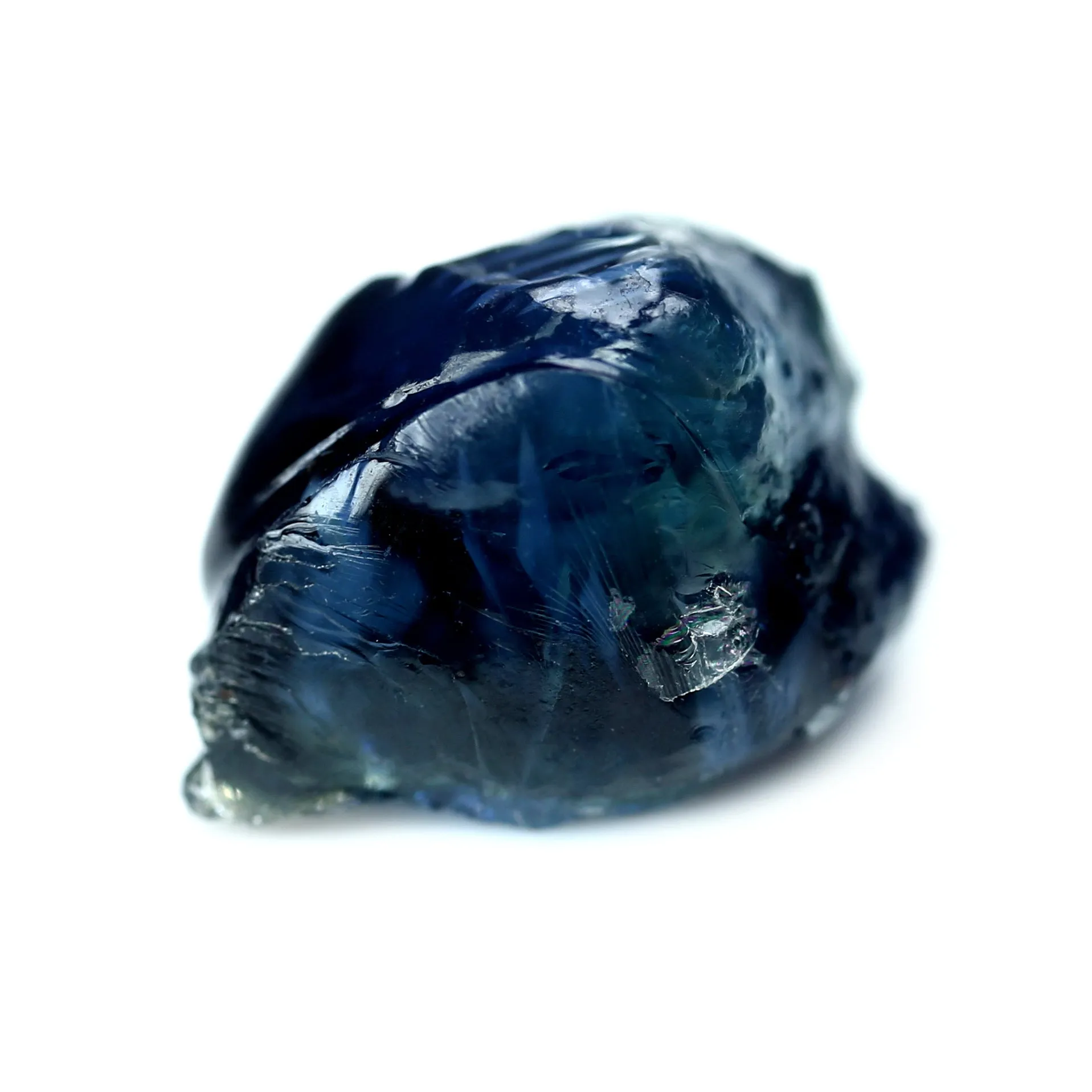 3.42ct Certified Natural Teal Sapphire