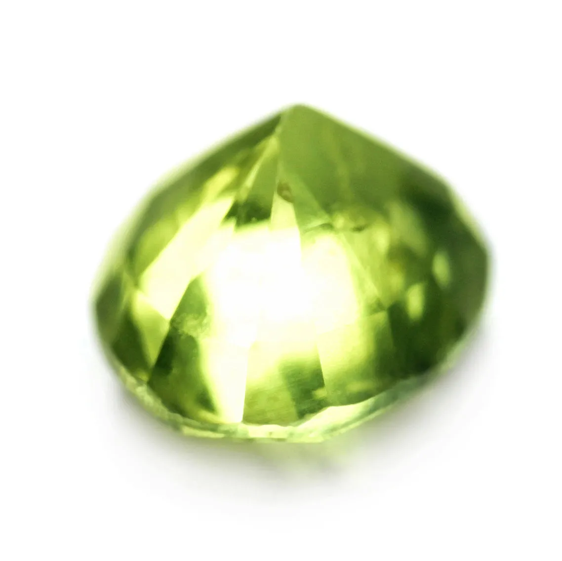 3.42ct Certified Natural Yellowish Green Sapphire