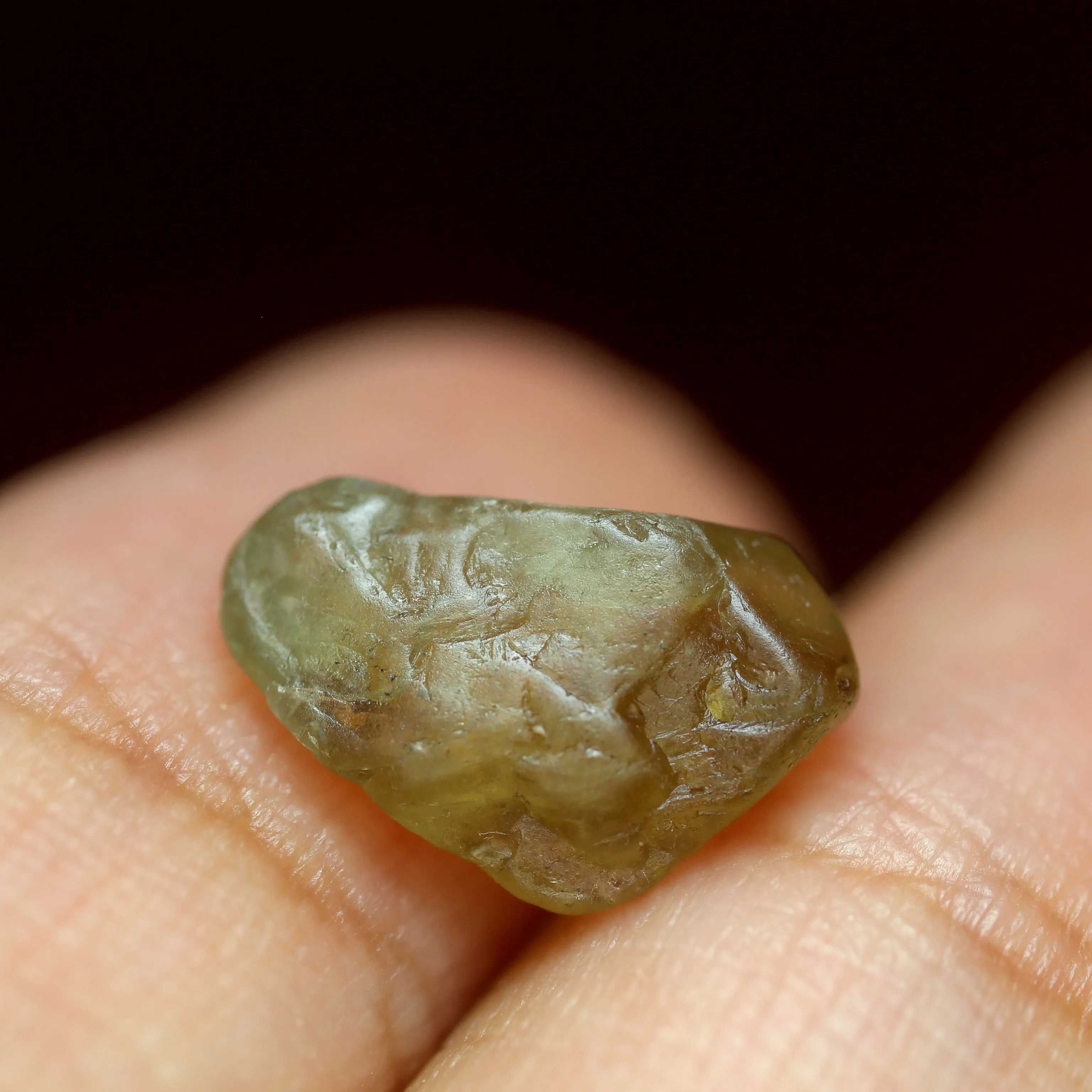 3.63ct Certified Natural Green Sapphire