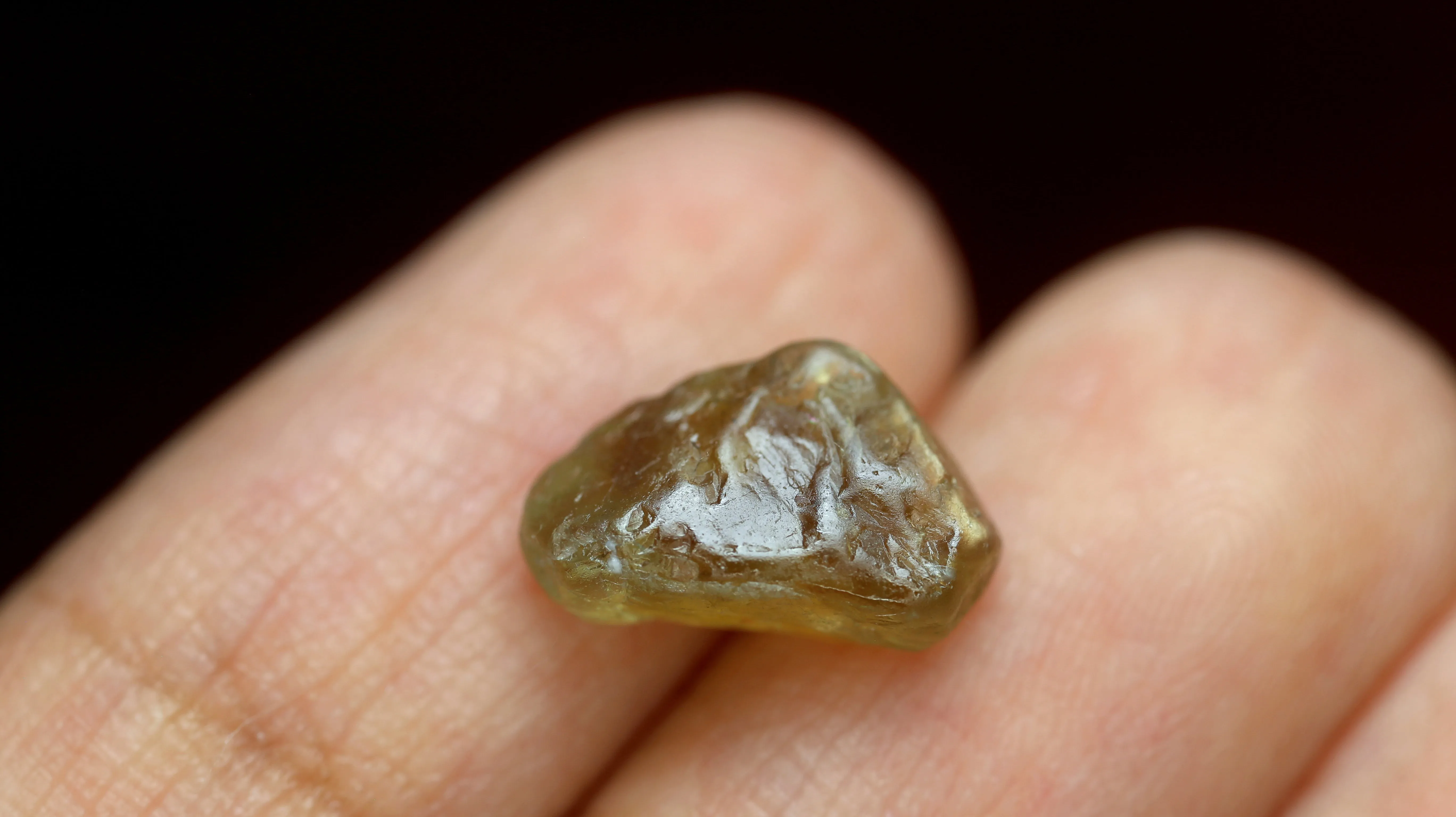 3.63ct Certified Natural Green Sapphire