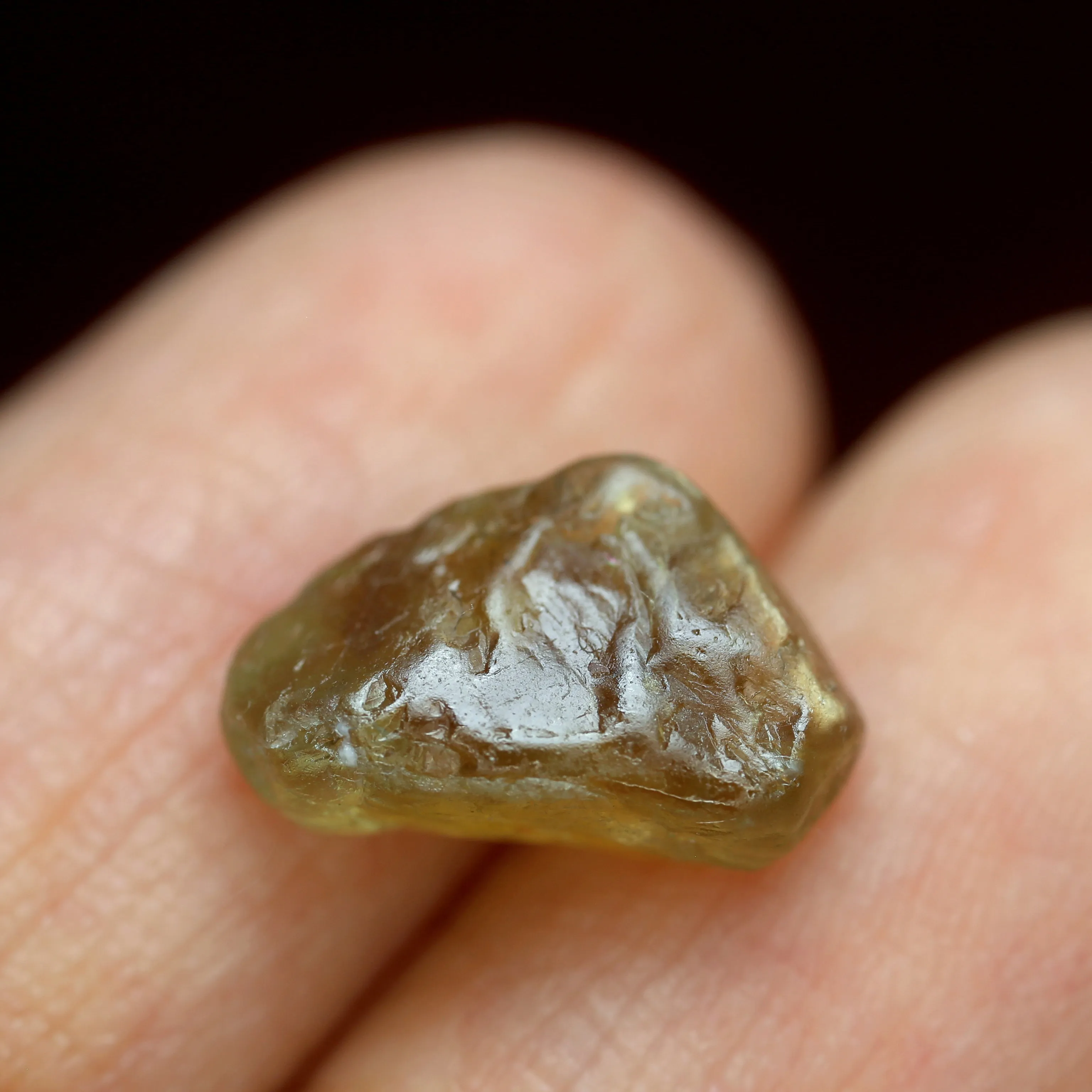 3.63ct Certified Natural Green Sapphire