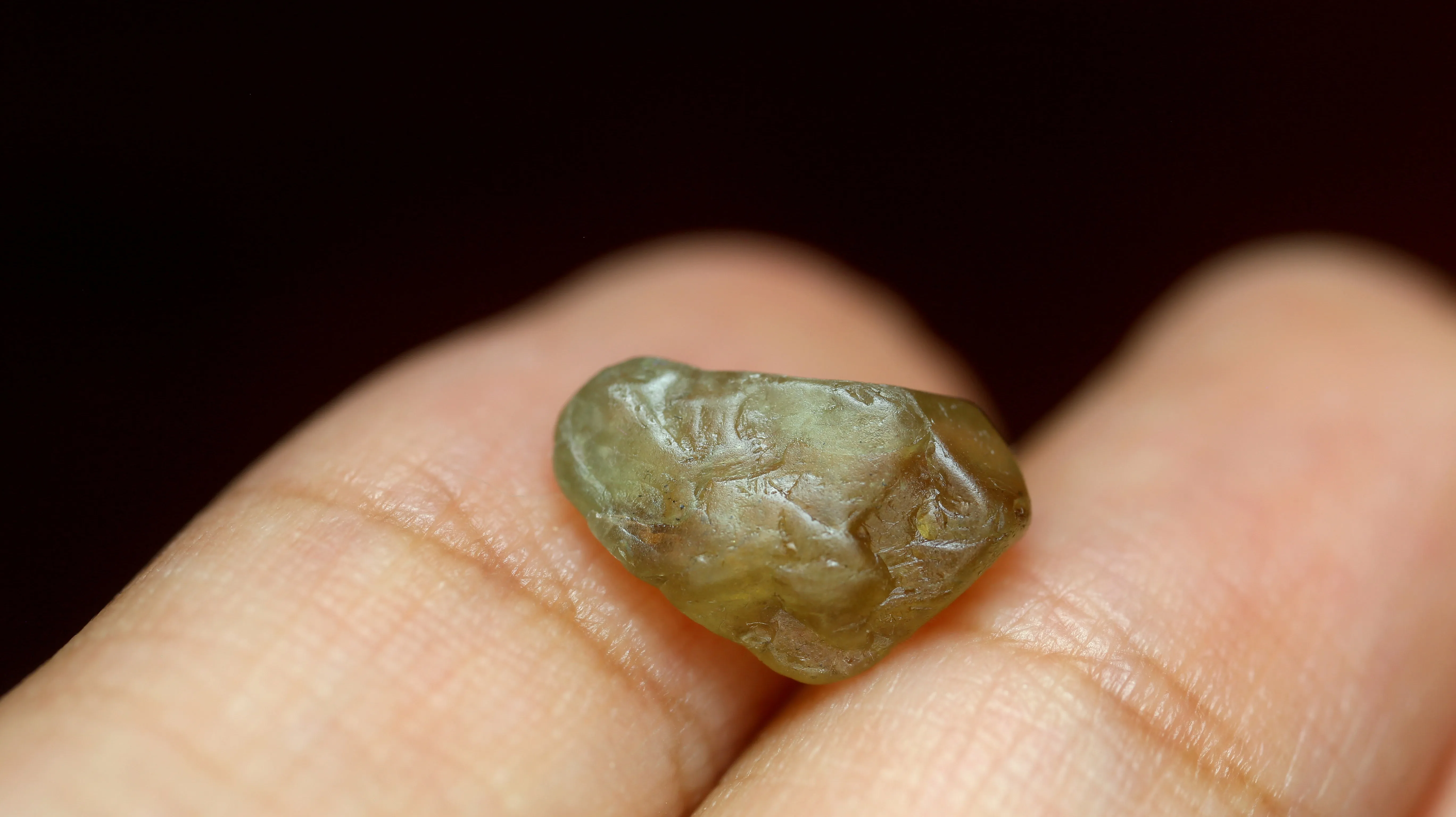 3.63ct Certified Natural Green Sapphire