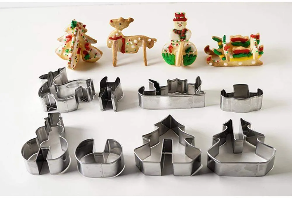 3D Christmas Cookie Cutters