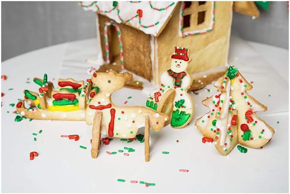 3D Christmas Cookie Cutters