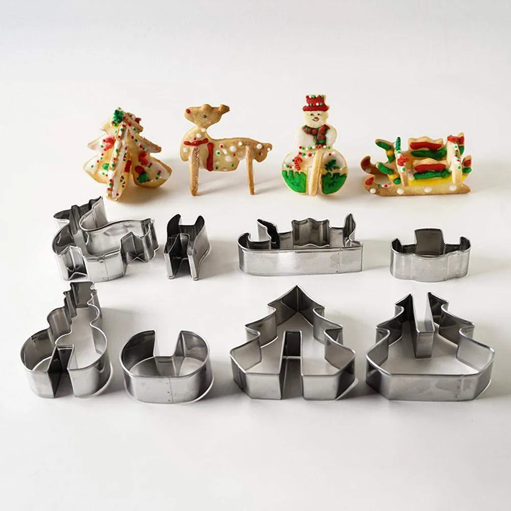 3D Christmas Cookie Cutters