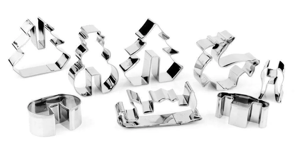 3D Christmas Cookie Cutters