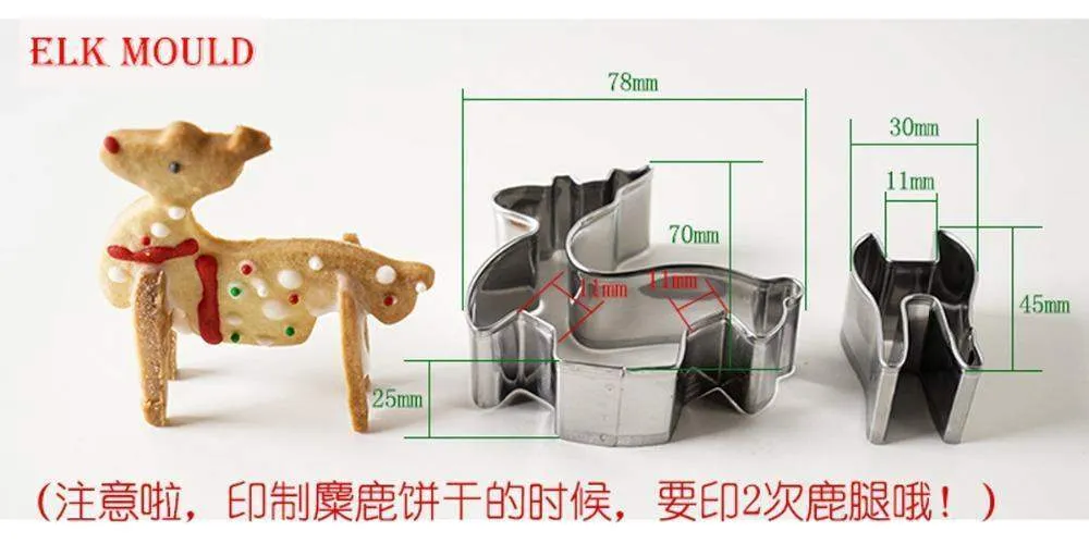 3D Christmas Cookie Cutters
