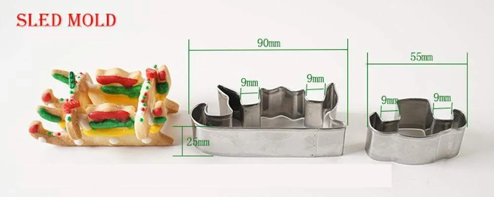 3D Christmas Cookie Cutters