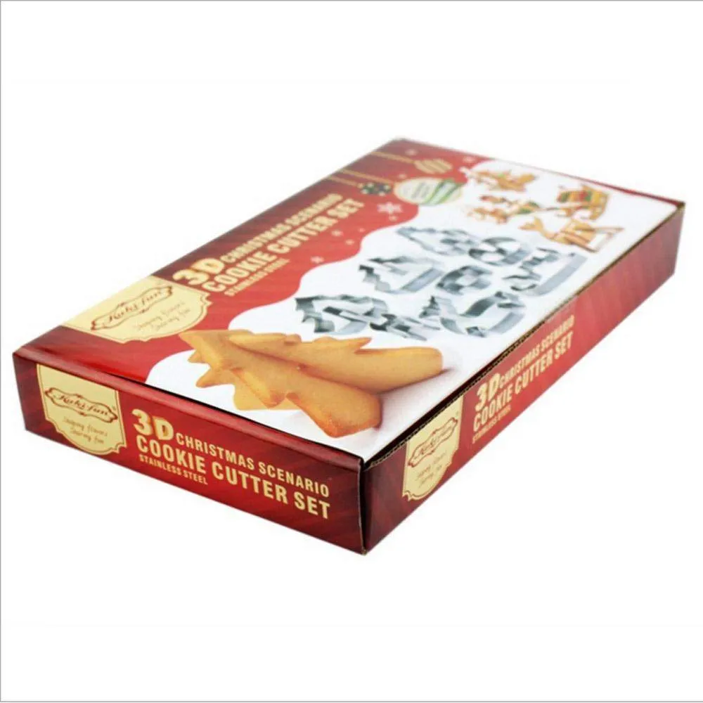 3D Christmas Cookie Cutters