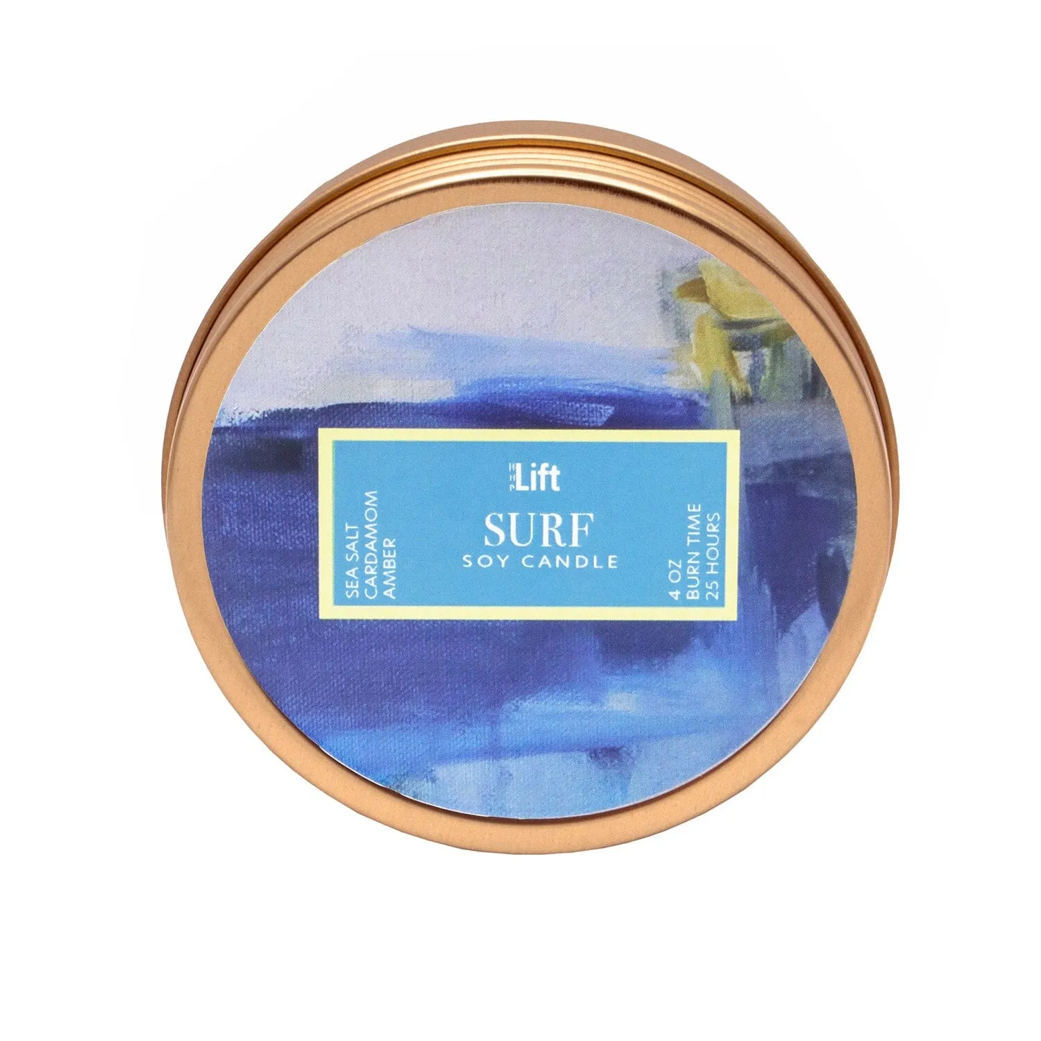 4 oz Spark Tin Scented Soy Candle - SURF