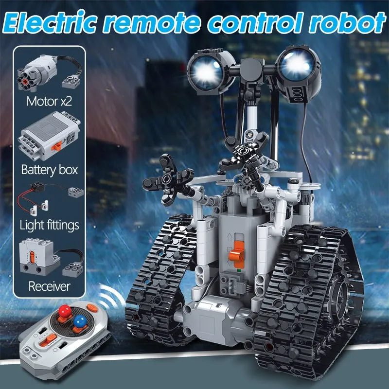 408PCS Electric RC Robot Building Blocks Toys With Remote