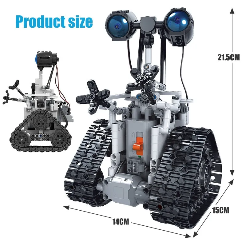 408PCS Electric RC Robot Building Blocks Toys With Remote