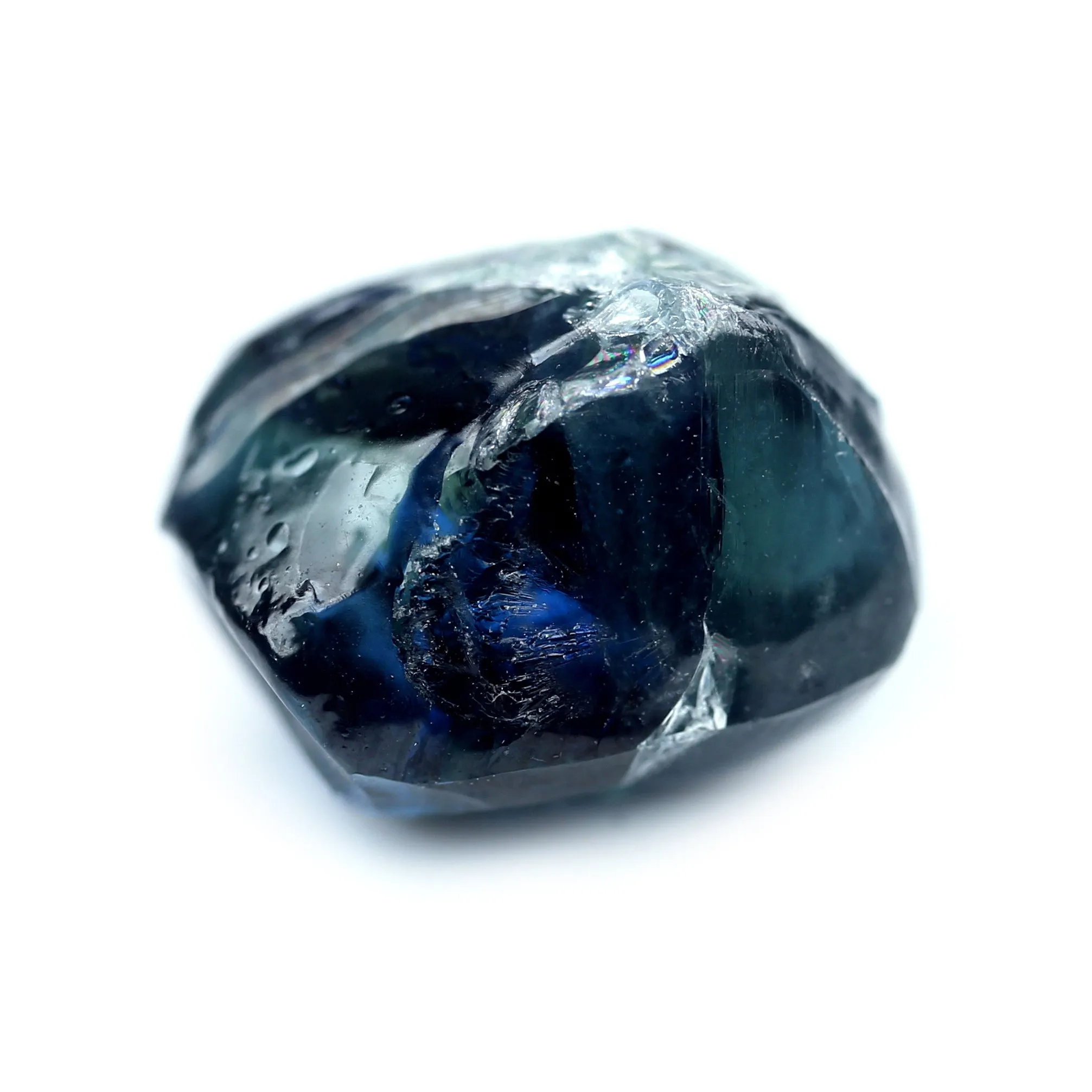 4.14ct Certified Natural Teal Sapphire