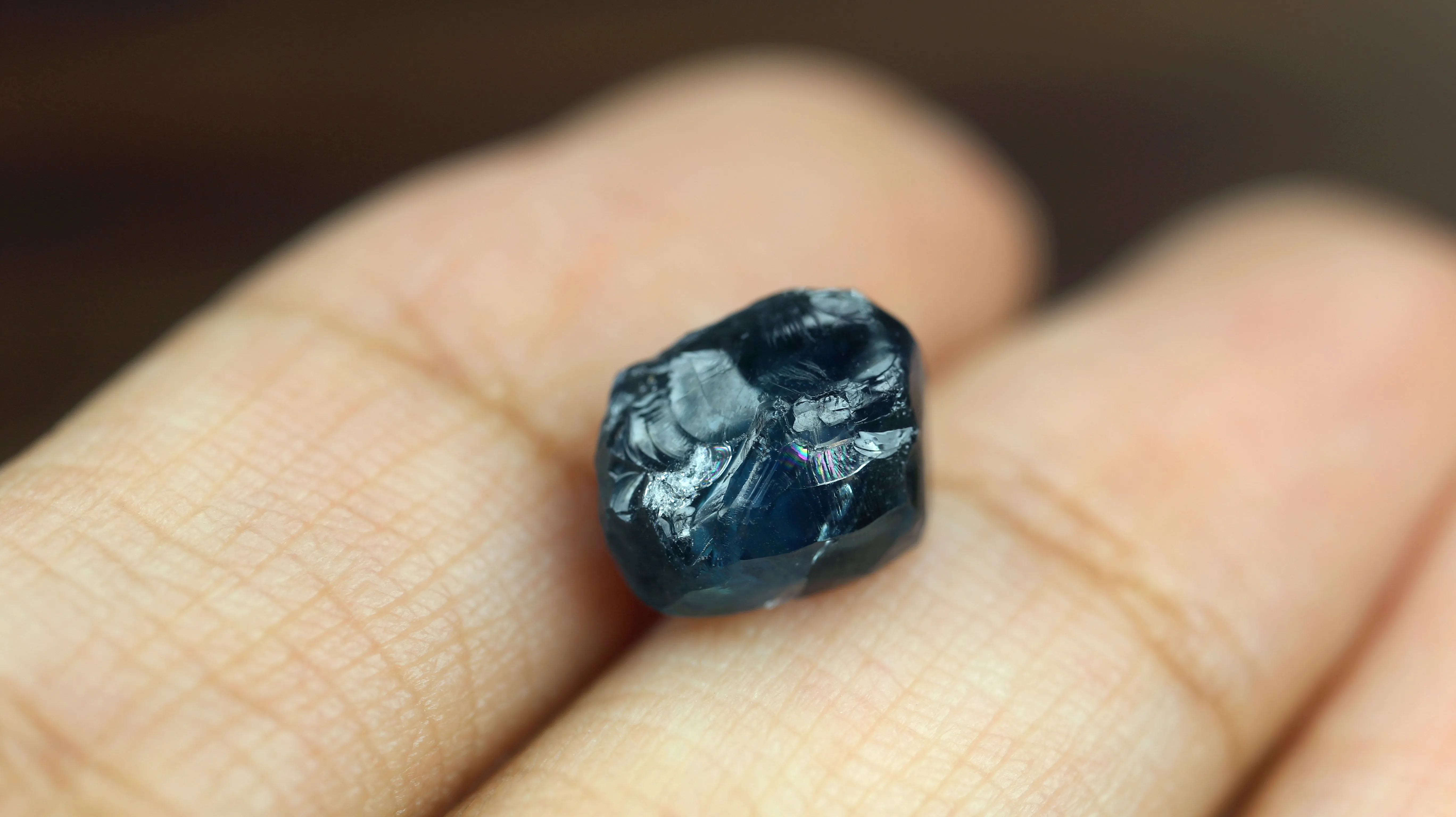 4.14ct Certified Natural Teal Sapphire