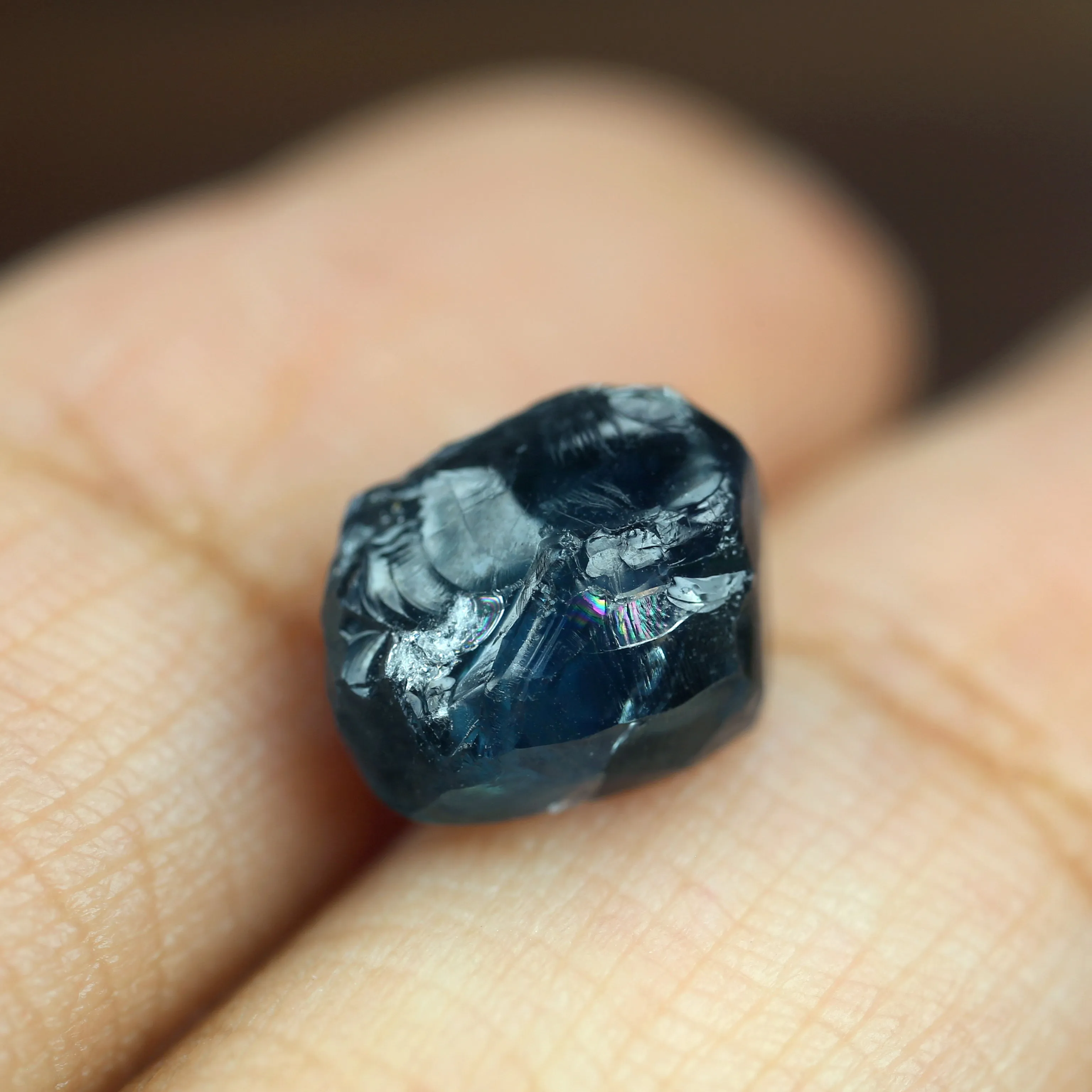 4.14ct Certified Natural Teal Sapphire