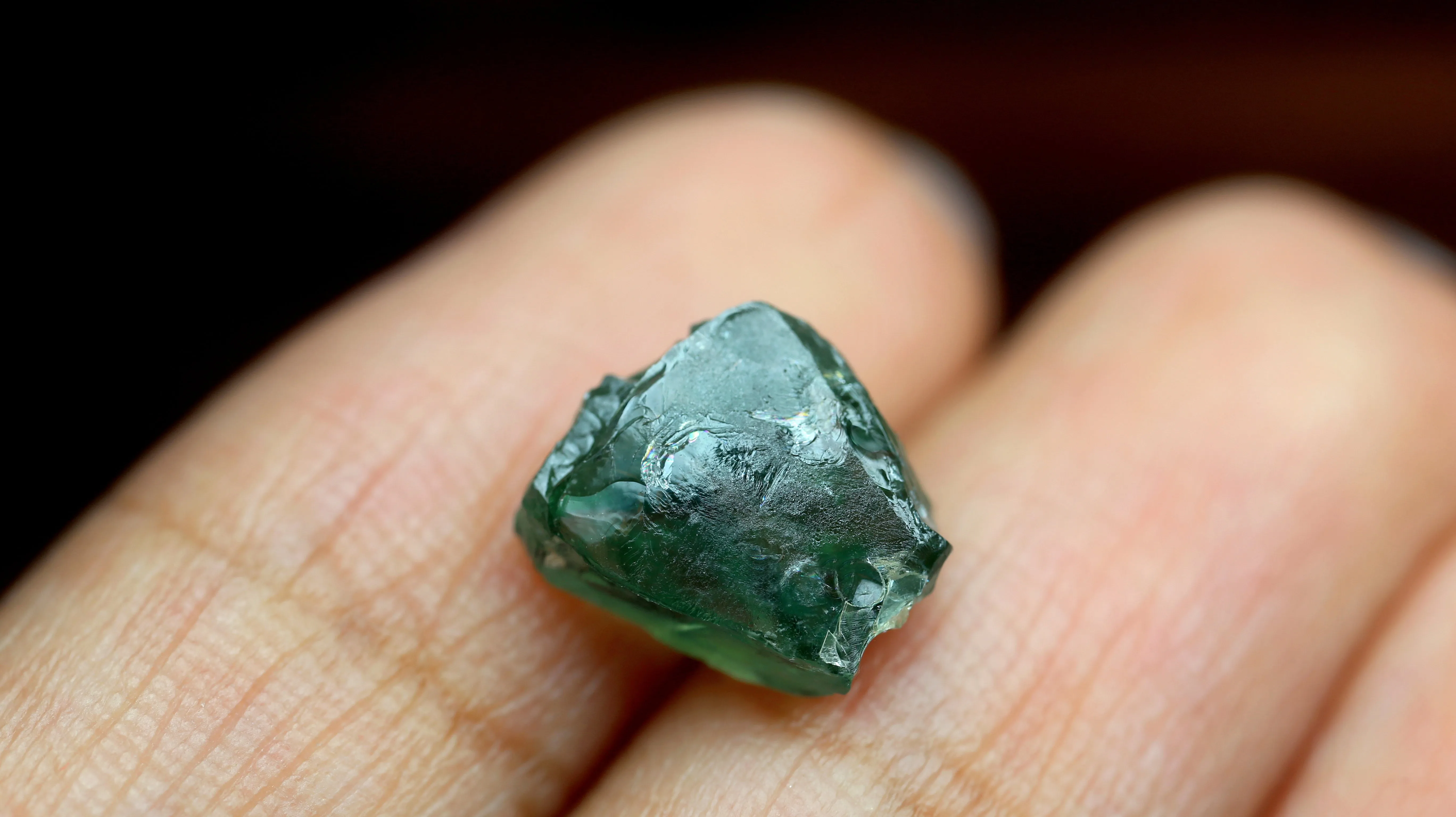 4.36ct Certified Natural Teal Sapphire