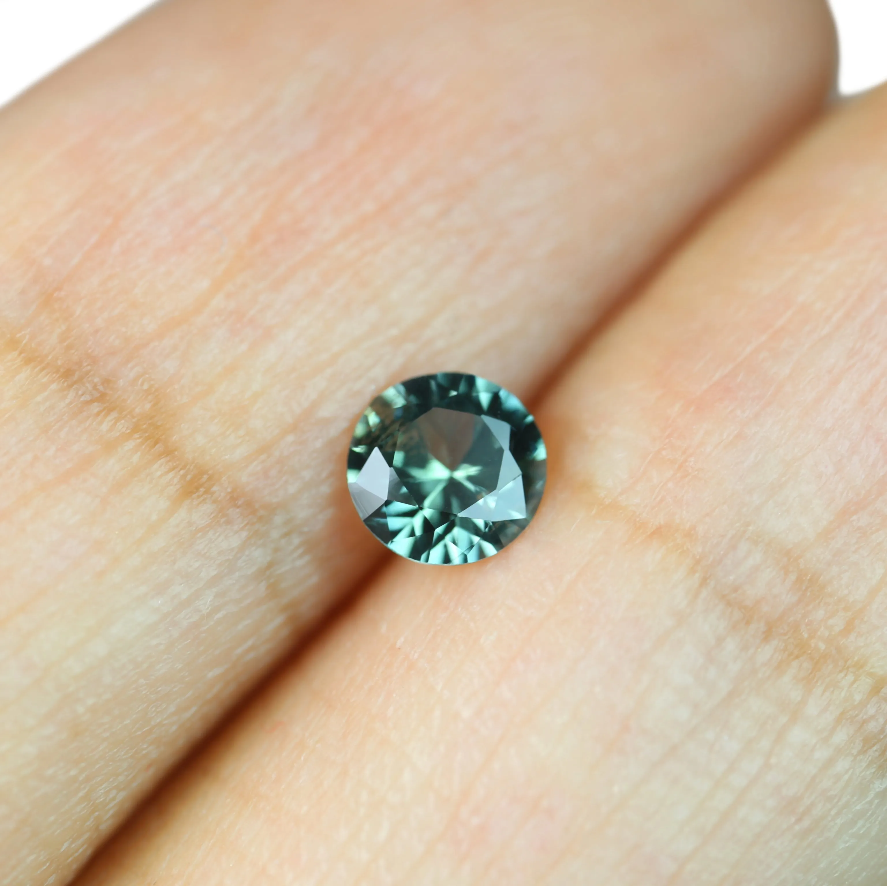 4.37mm Certified Natural Teal Sapphire
