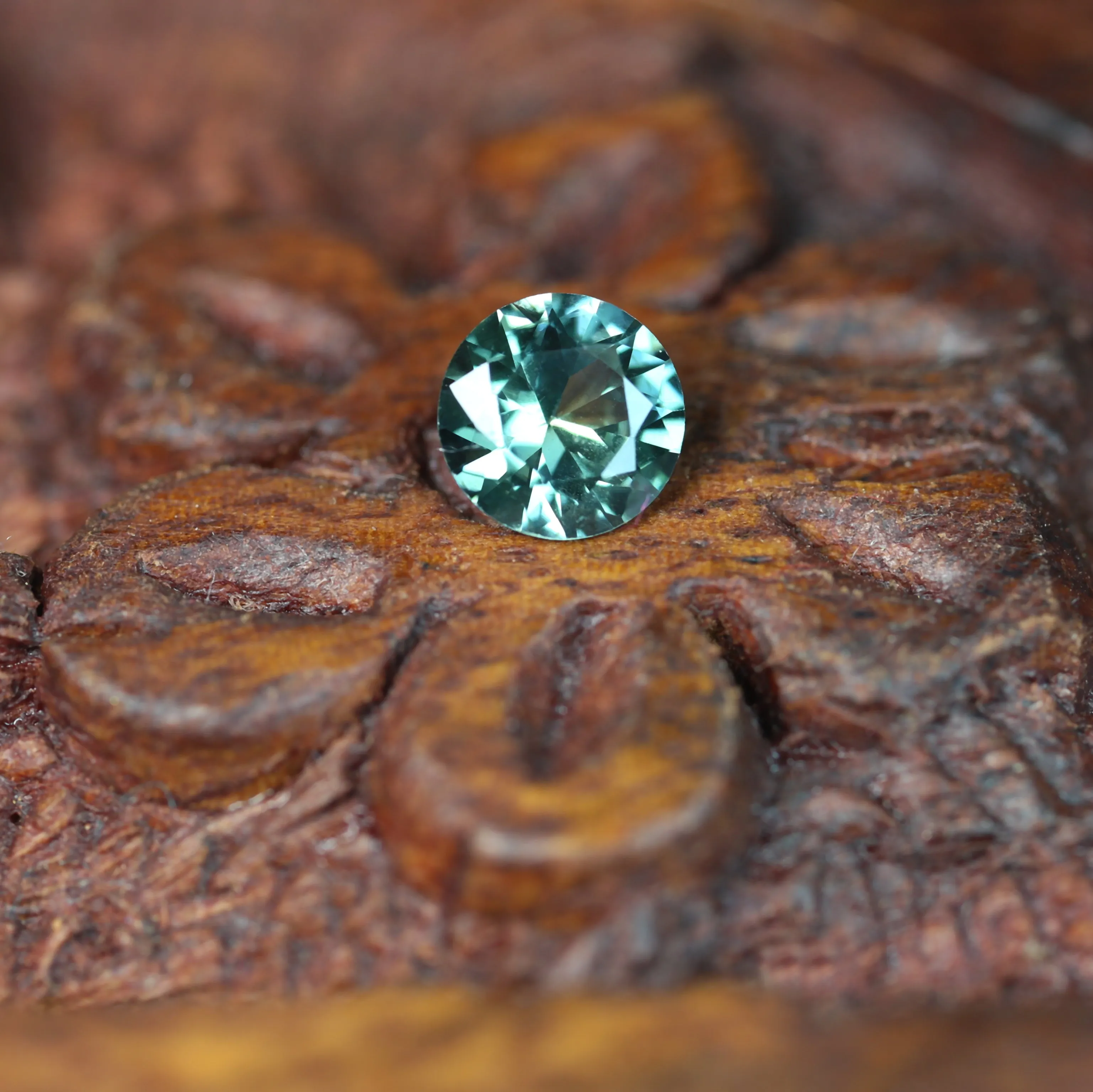 4.37mm Certified Natural Teal Sapphire