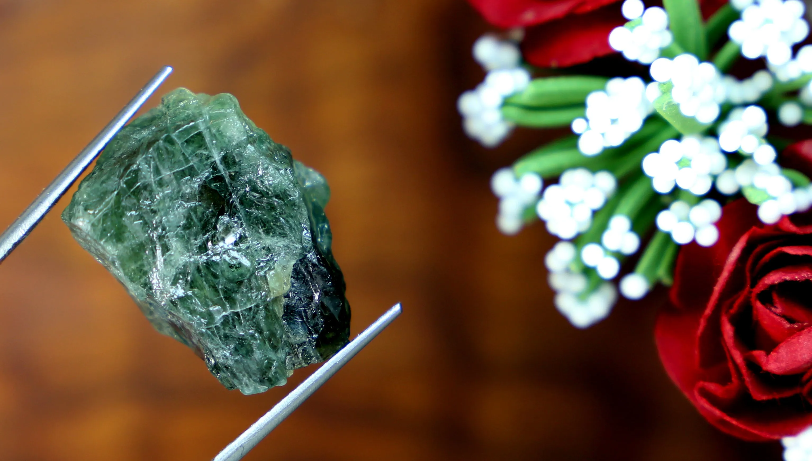 45.22cts Certified Natural Green Sapphire
