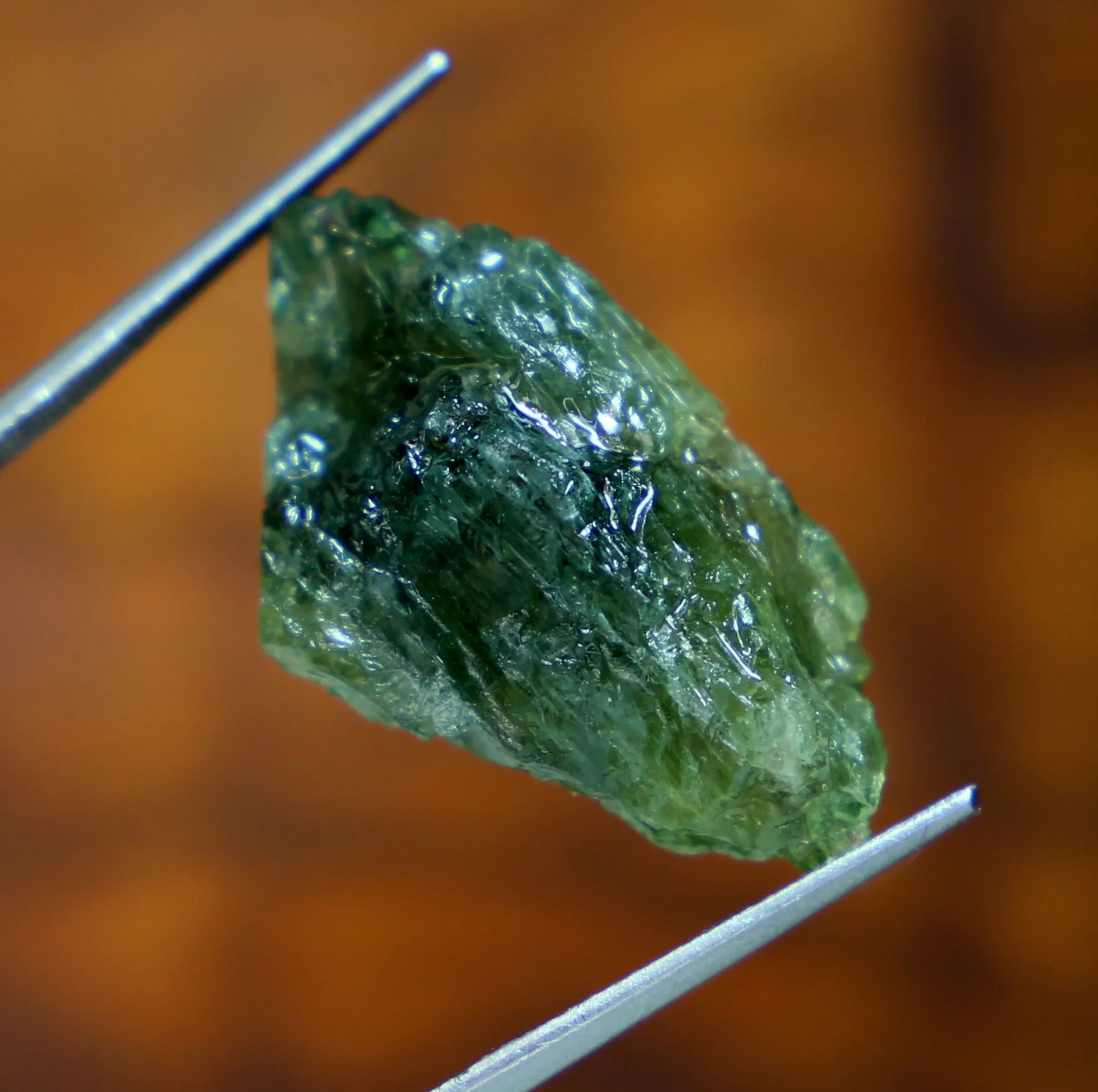 45.22cts Certified Natural Green Sapphire