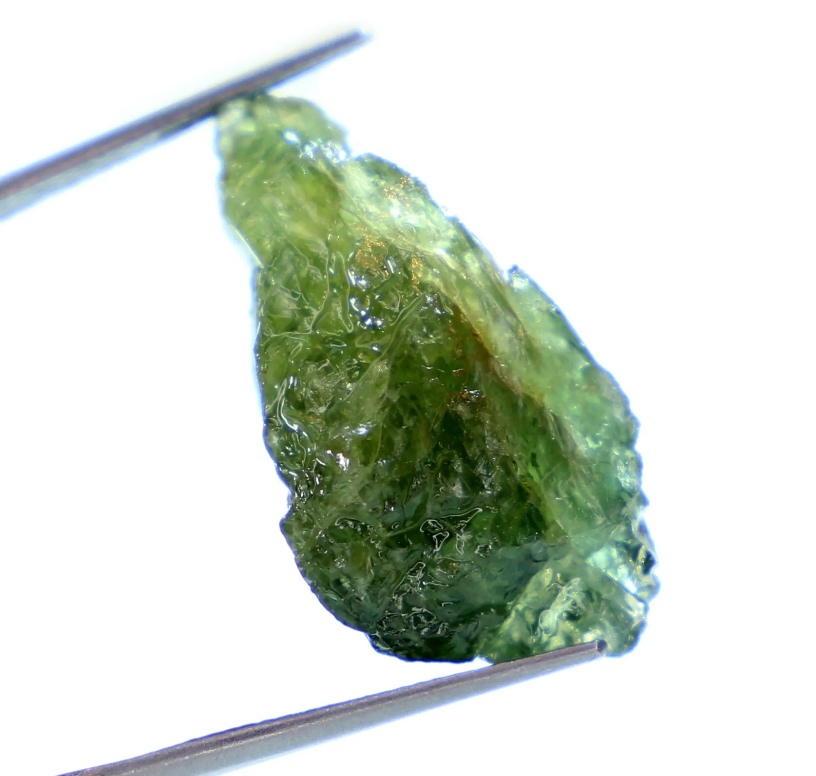 45.22cts Certified Natural Green Sapphire