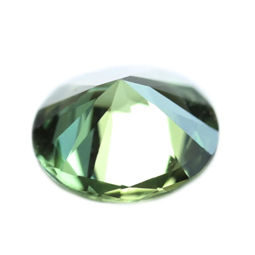 4.59mm Certified Natural Green Sapphire