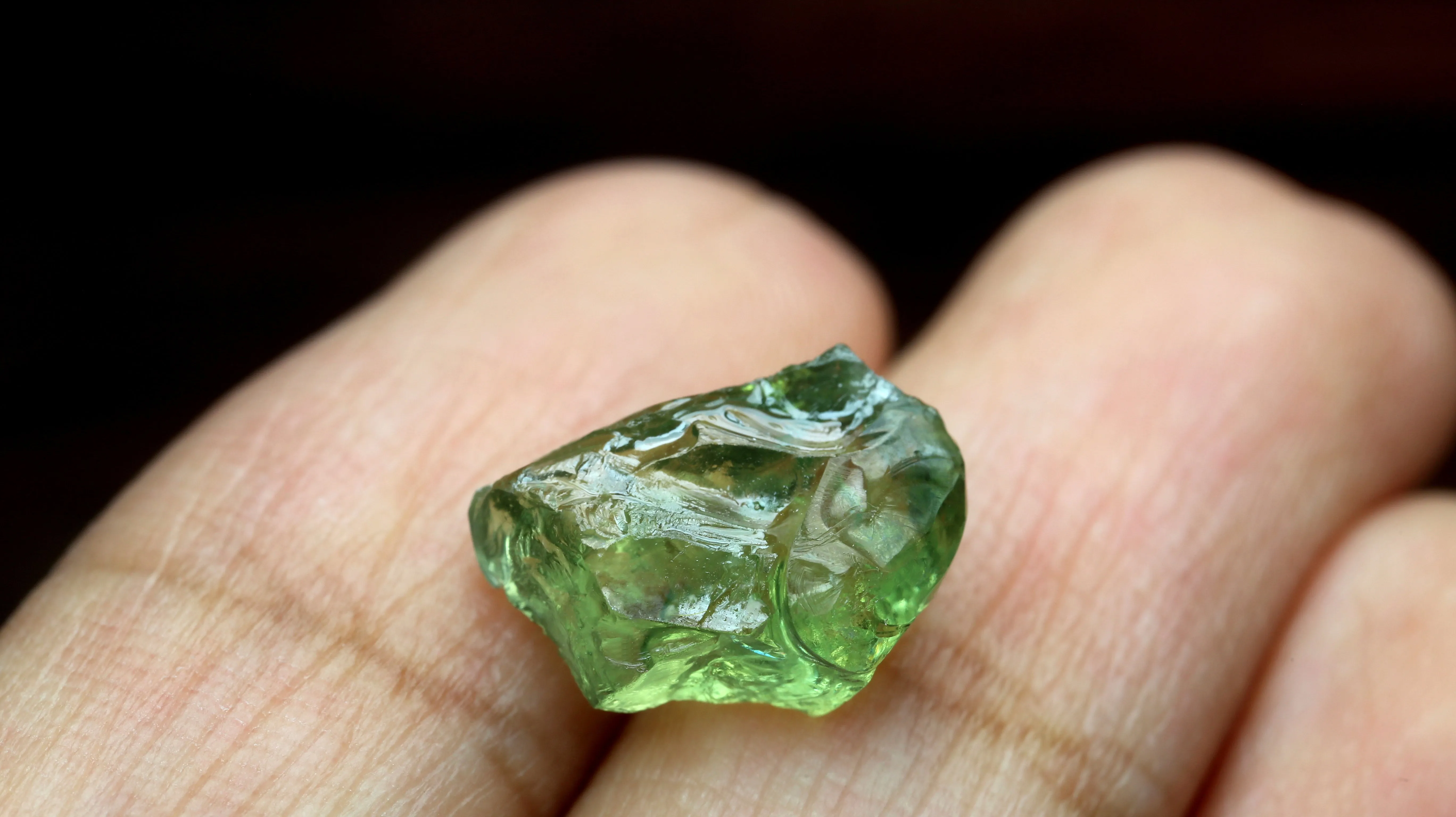4.93ct Certified Natural Green Sapphire