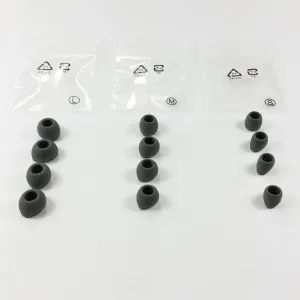 529798 Grey rubber Eartip set (4xS/4xM/4xL) for Sennheiser CX 380 Sport II