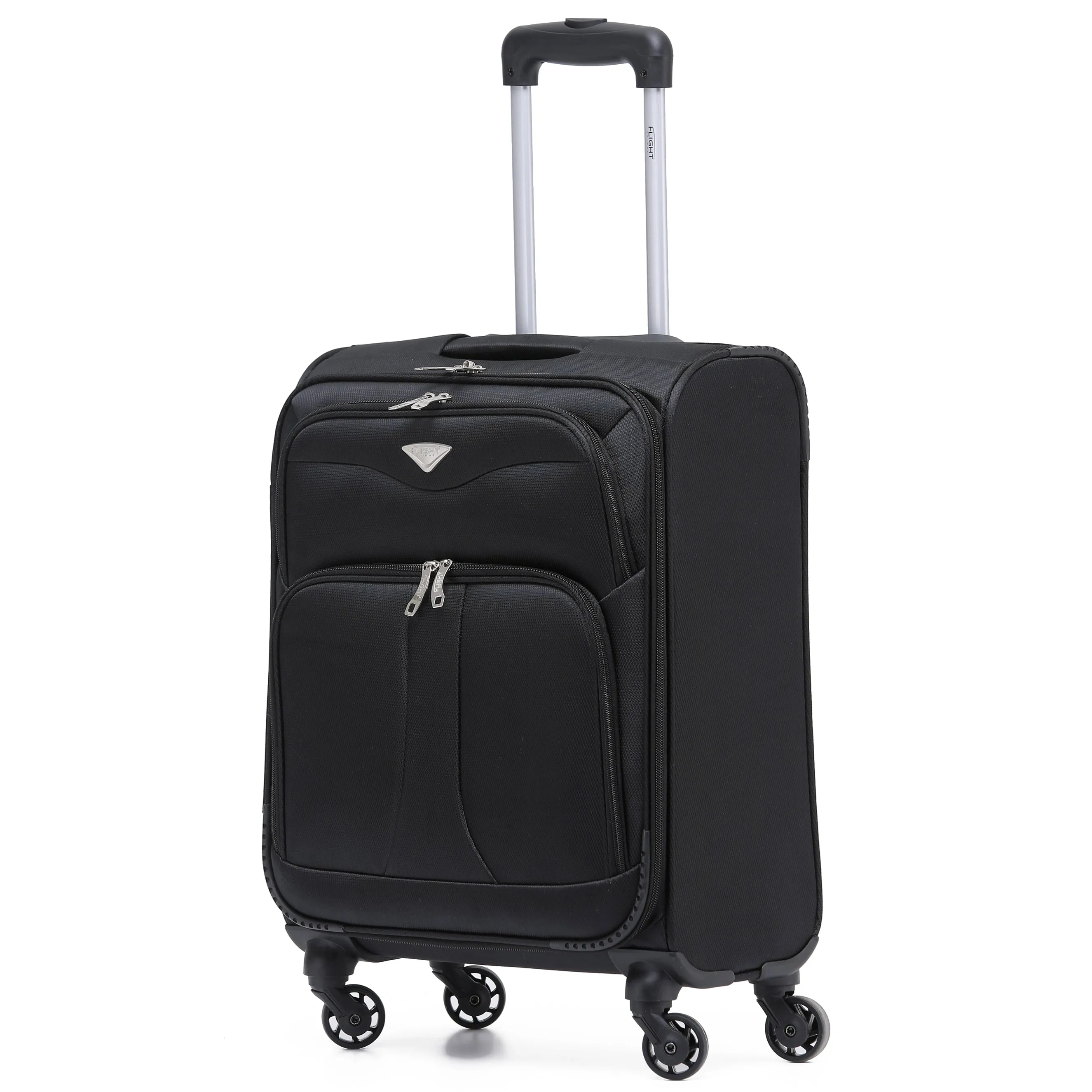 55x40x20cm 4 Wheel 800D Soft Case Suitcase Cabin Carry On Hand Luggage Ryanir Maximium Priority Carry On Approved