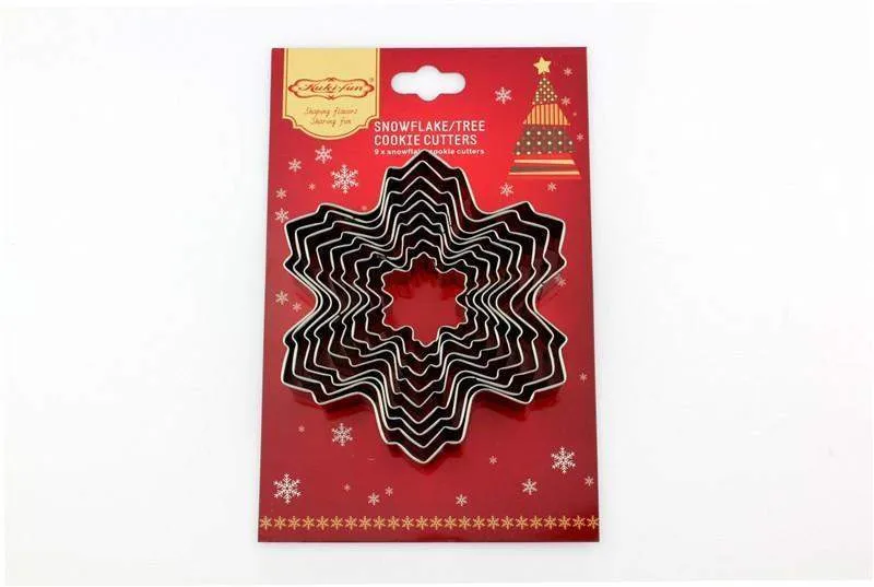 9 pieces Snowflake Cookie Cutter