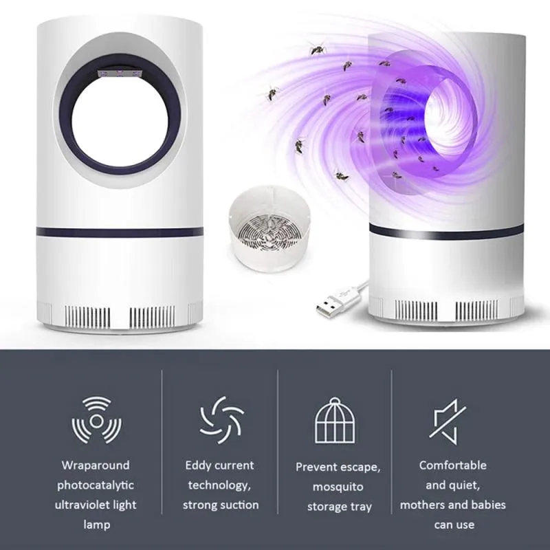 Advanced Mosquito Exterminator – Suction Fan, No Zapper, Child Safe
