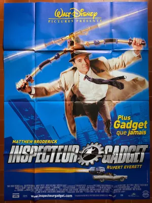 Affiche INSPECTEUR GADGET David KELLOG Mattew BRODERICK disney enfant 120x160cm