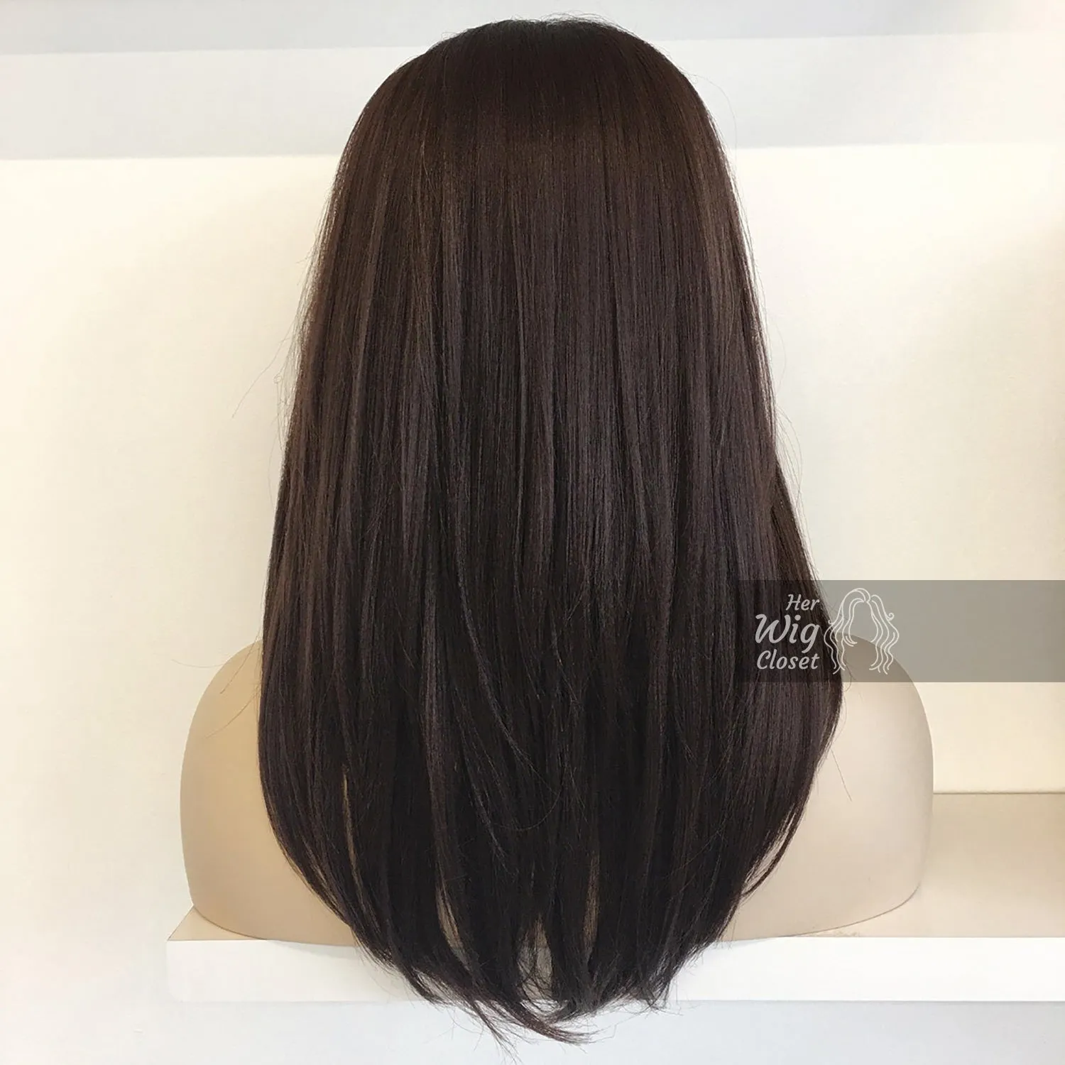 Alexa |  Dark Brown Lace Front Wig 16"