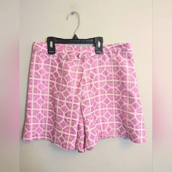Alexis Valley Pink Geometric Skort Size M Preppy Barbiecore